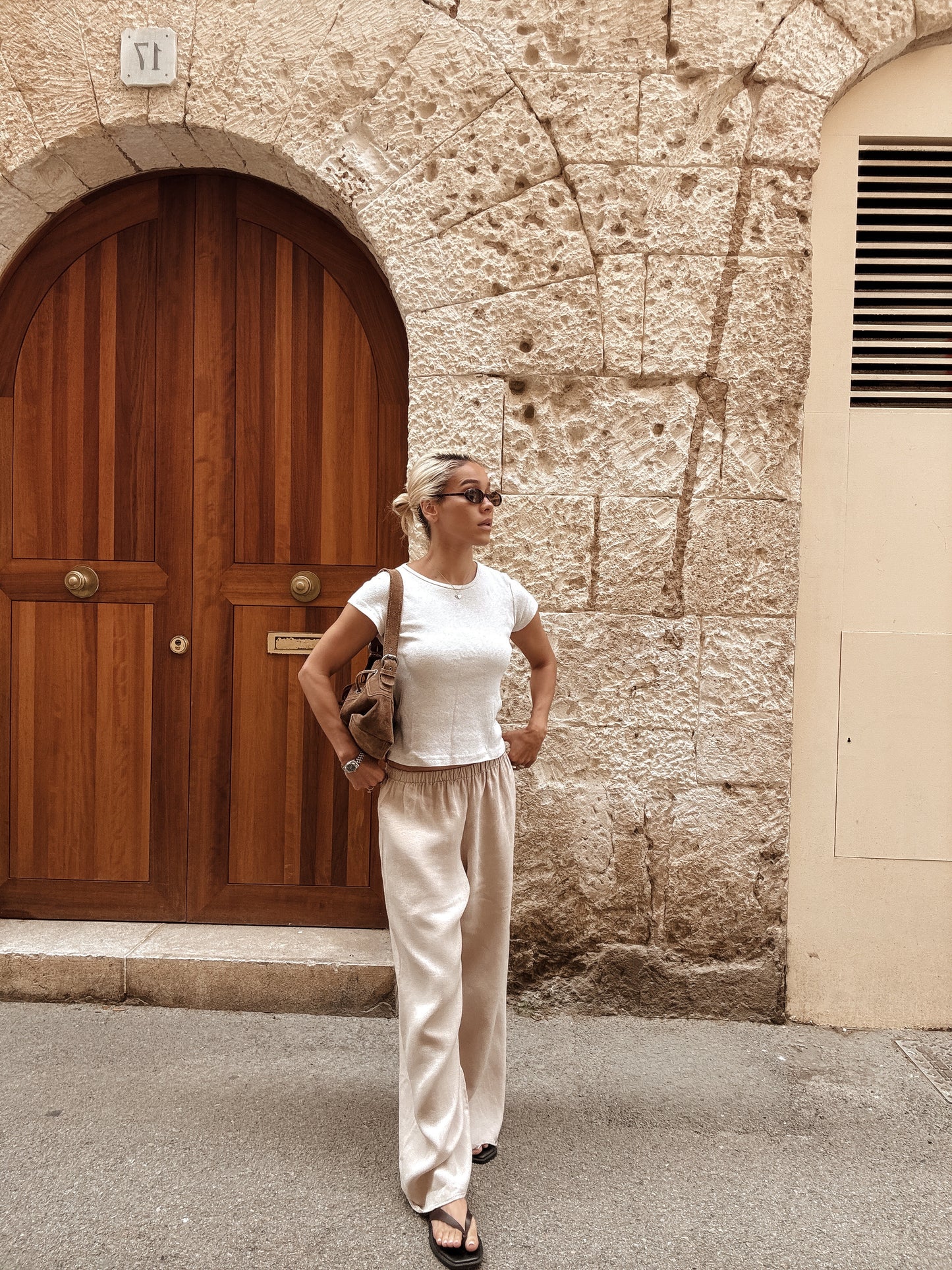 The Pearl Linen Trouser