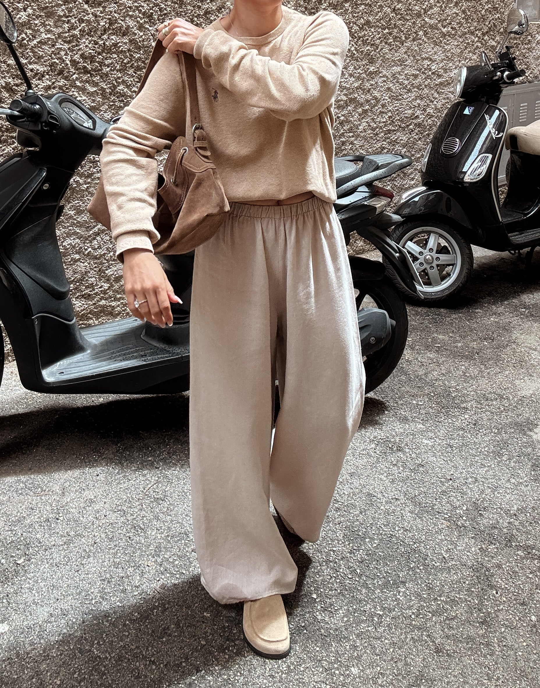 The Dream Girl Linen Trouser — Wide Leg Women's Trousers