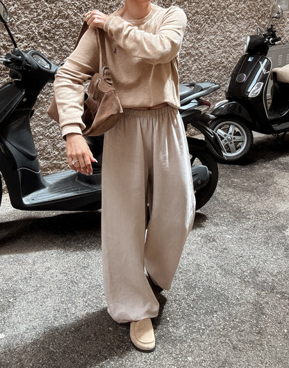 The Pearl Linen Trouser