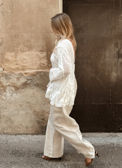 The Mirembe Linen Trouser