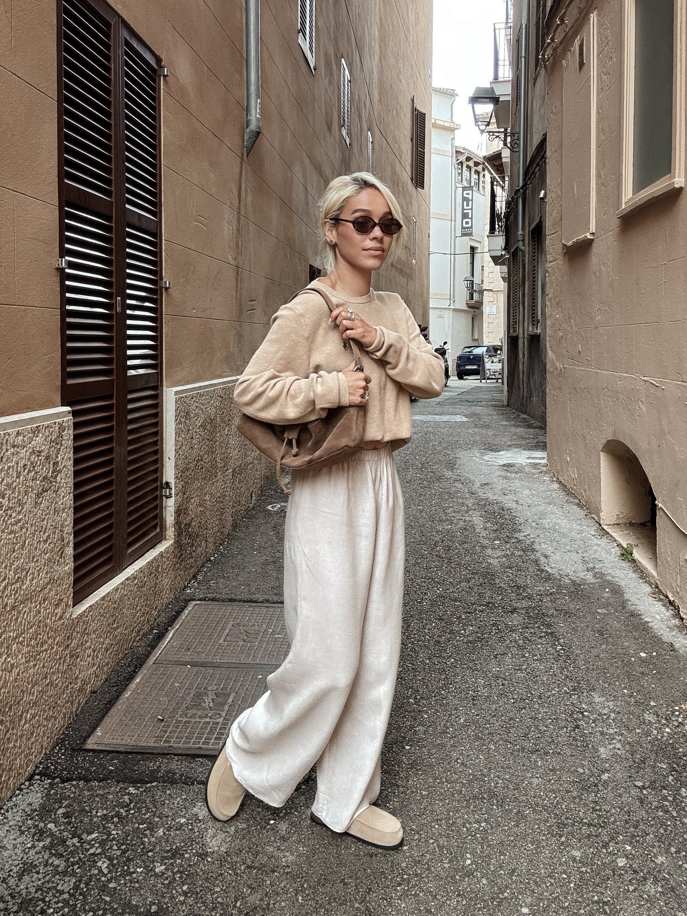 The Dream Girl Linen Trouser — Wide Leg Women's Trousers