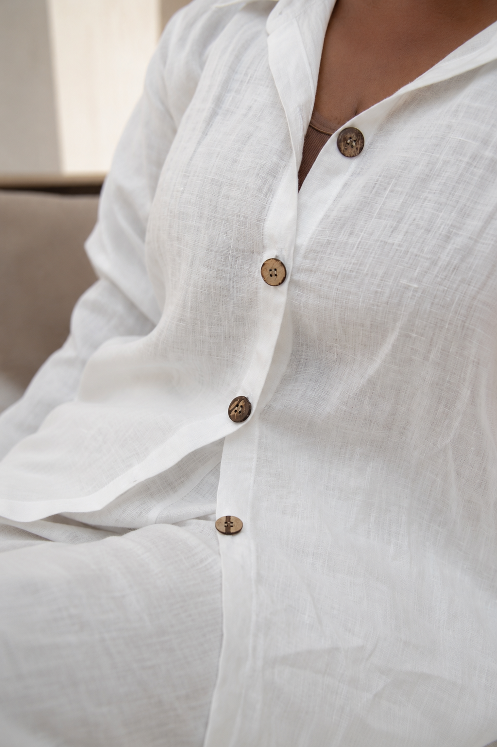 The Sanyu Button Up